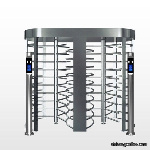 青岛人脸识别闸机圆柱全高转闸安装案例 - {dede:global.cfg_webname/}